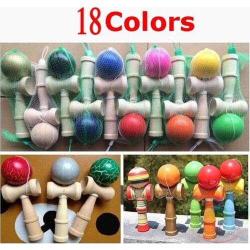 Fedexie IE free shipping 170piece Professional Glossy Kendama Ball Japanese Traditional Game Kids