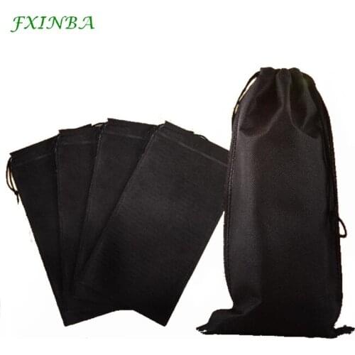 FXINBA 3/5Pcs Black Non-woven Drawstring Storage Bag For Adult Sex Toys Accessories Pouch Case Organizer 31*16cm