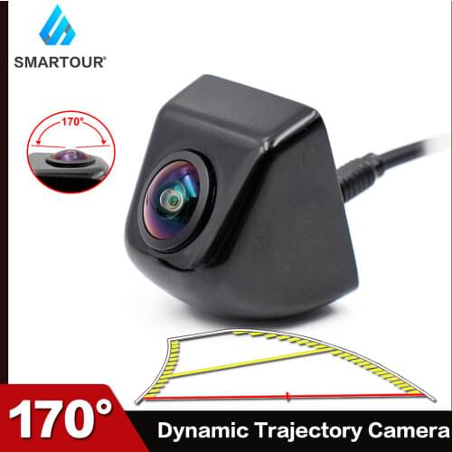 HD 1920x1080P Dynamic trajectory Fisheye Lens Car Rear View Camera Starlight Night Vision Vehicle Track Reverse camera
