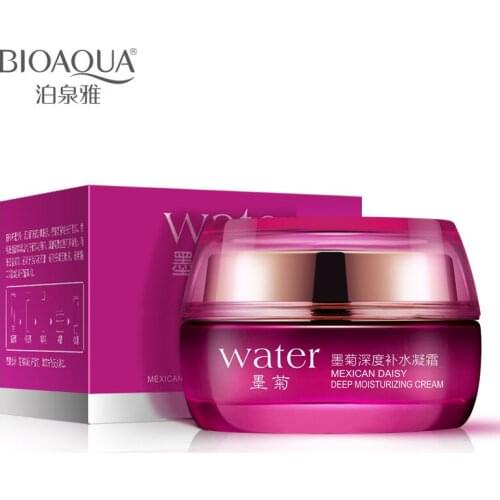 BIOAQUA Mexican Daisy Collagen Gel Face Cream Deep Moisturizing Acne Treatments Anti Wrinkles Whitening Day Cream 50G