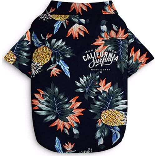 Summer Beach Pet Clothes Dogs Coat Jackets Dog Clothes Puppy Pet Overalls For Dogs Costume Cat Spring Clothing Pets Outfits