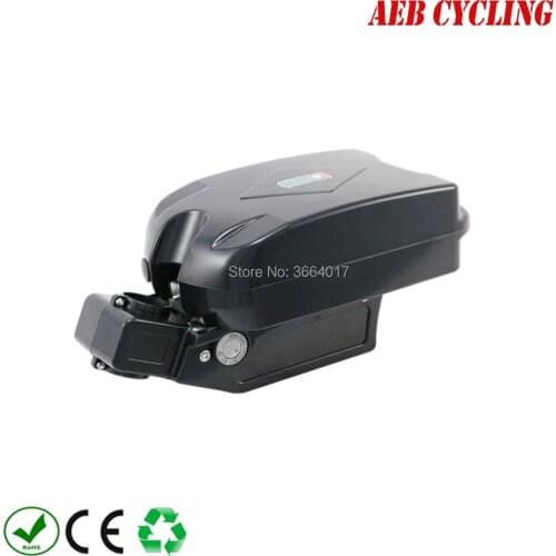 Ebike Li-ion 36V 10Ah little f rog seat tube battery for fat tire bike city bike with charger