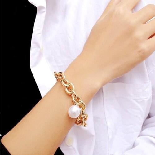 New simple and versatile pearl Korean version pearl Bracelet for womens fashion ins popular design jewelry womens bracelet