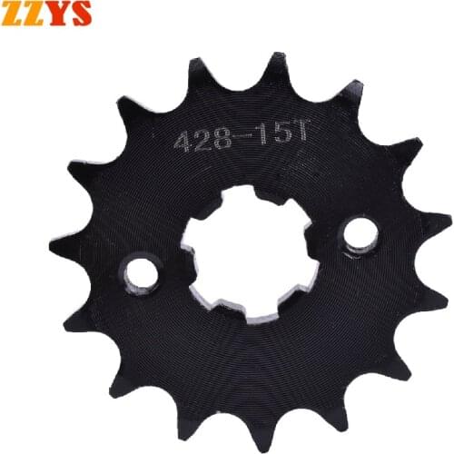 428 15T 15 Tooth 22mm Front Sprocket Gear Staring Wheel For Yamaha TW125 TW200 TW200T TW200G TW225 TW225E TW 125 200 225 428-15T