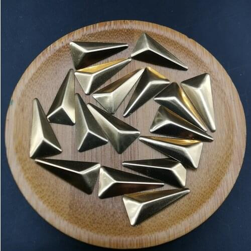 Pyramid Studs Gold Iron On Rhinestone Pixie Stone Garment Metal Stud Rivet Crafts Accessories Rhinestone Factory Direct Store