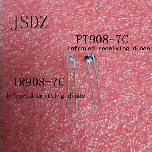 PT908-7C-F sInfrared receiving diode IR908-7C-F Infrared emitting diode 50pairs 100PCS Sidelooker Infrared LED NEW