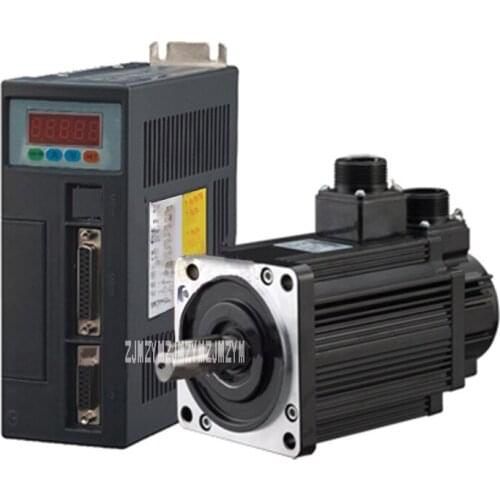 1.2KW 220V AC Servo Motor 3000RPM 4N.M 19mm 110ST 110ST-M04030 AC Servo+AC Servo Driver+3M Cable Complete Motor kit High quality