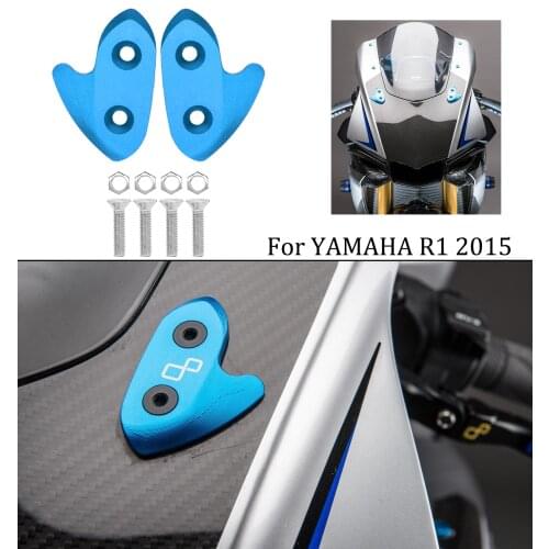 Motorcycle Rear View Mirror Chassis Decorative Mirror Code for YAMAHA R 1 R1 2015 base mirror decorative block