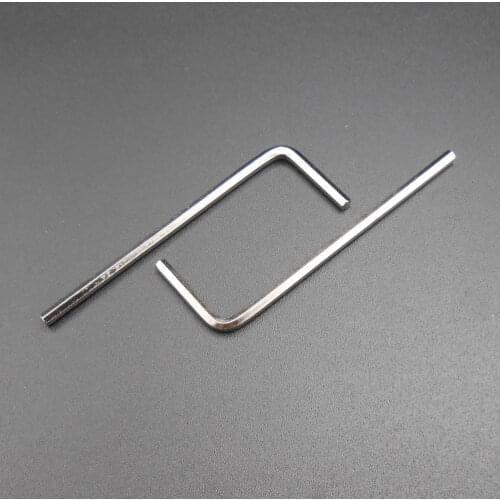 1000PCS L-Handle Hardened Steel Hex Allen Hexagon Key Metric Wrench Socket Spanner 1.5MM 2MM on Edge For M3 M4 Screws *FD279-280