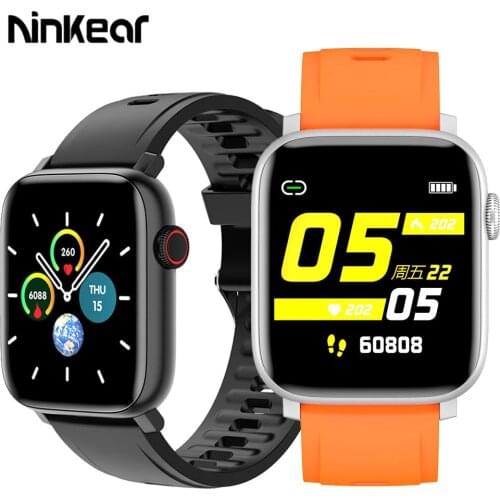 Ninkear SE02 smart watch 1.54 inch sleep heart rate monitor sports pedometer men and women sports smart watch for Apple Android