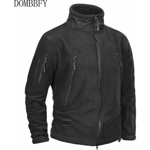 Military Fleece Tactical Jacket Men Thermal Outdoors US Warm Fleece Coat Male Military Softshell Hike Outerwear Army Jackets