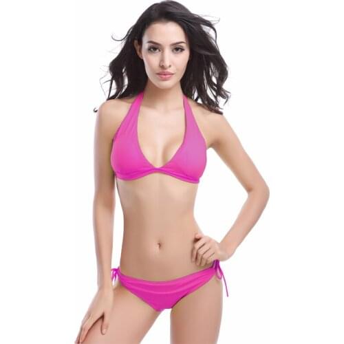 VS Style SWIMMART Designer 2018 Hot Sale Bandage Retro Vintage Plunge Halter Womens Sexy Bikini S.M.L.XL