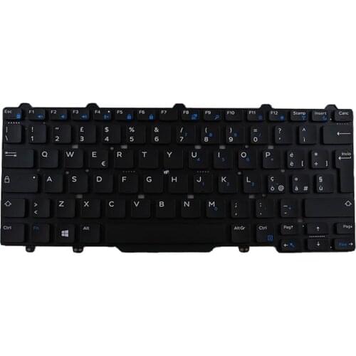Replacement Keyboard Laptop for Dell Latitude 3340 E3340 7350 E5450 E7450 5450 7450 IT Layout
