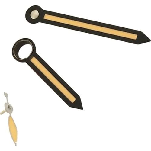 For ETA 6497 6498 ST3600 3620 Series Movement Watch Repair Parts Black Edge Orange Watch Needle Kit