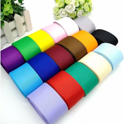 5 Yards 38mm Ribbon Wedding Decoration Grosgrain Ribbon Gift Wrapping Hair Bows DIY High Quality Christmas Ribbon #DX
