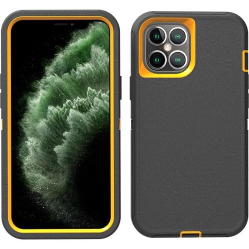 Armor Shockproof Defender Phone Case For iphone 13mini 13pro Hard PC+TPU Back Cover For Apple 13 mini Pro Max Anti-fall Case