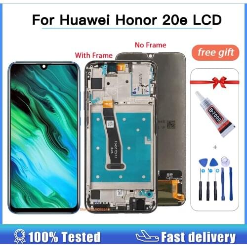 Display for Huawei Honor 20e HRY-LX1T LCD Touch Screen With Frame Replacement Digitizer LCD For Honor 20e 20 e Screen 6.21inch