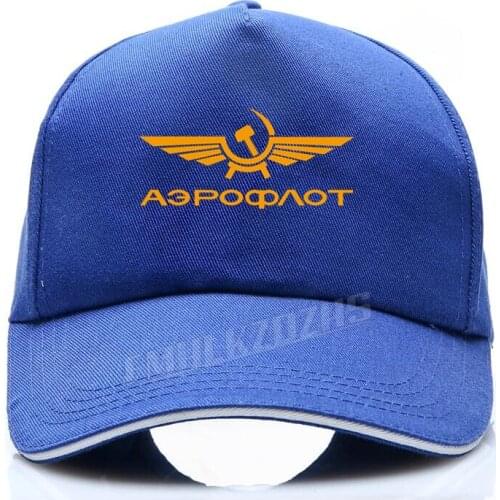 Boutique baseball caps Aeroflot CCCP Civil Aviation Print USSR RUSSIA AIRFORCE RUSSIAN Top Quality Men Hip Hop Caps