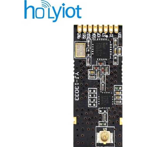 Holyiot wireless module nRF24L01 long distance transmission smd nRF24L01 PA LNA ipx antenna