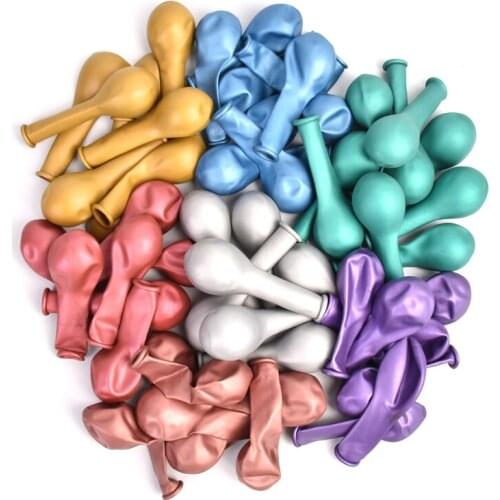 Chrome Metallic balloon Big Large Rose Gold Balloons Wedding Birthday Party Decoration Air Helium Balon Garland 5/10/12/18 inch