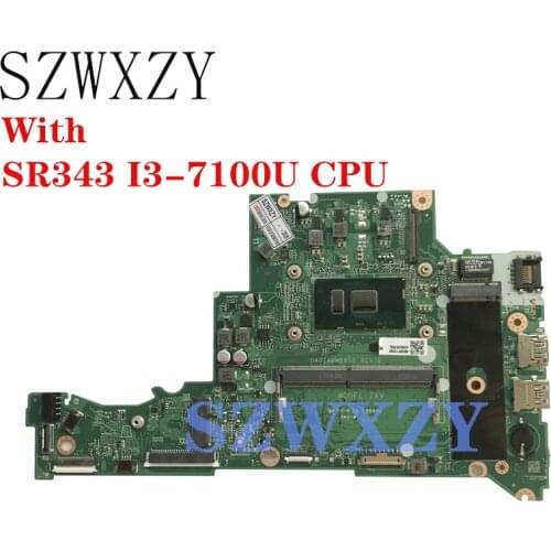 For Acer Aspire A315 A315-51 Laptop Motherboard With SR343 I3-7100U CPU DA0ZAVMB8G0 100% Working