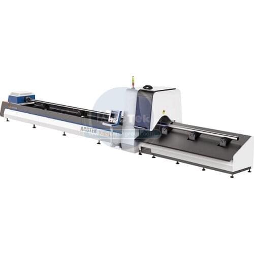 Laser Power 1000W 1500W 2000W 3000W Fiber Laser Tube Cutting Machine AK60F for Hardware and Squre Tube