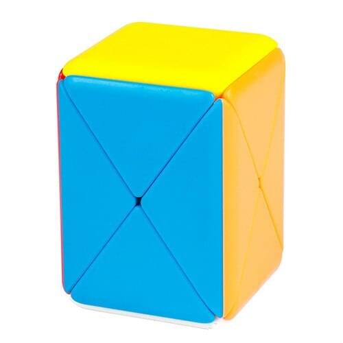 Moyu Mofang Classroom Column Container Magic Cube Stickelress Strange-shape Speed Puzzle Special Toys For Children Kids