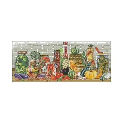 Mary Weaver- 3 Needlework,For Embroidery,DIY 14CT Unprinted Arts Cross stitch kits Set Cross-Stitching Home Decor