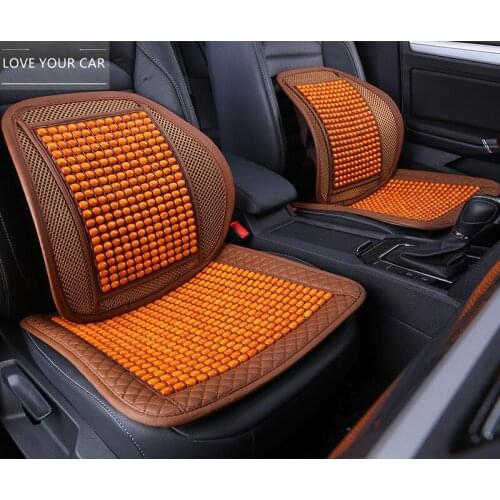 Wooden bead car seat breathable summer seat cushion cool pad summer bead seat cushion four seasons bead cushion universal