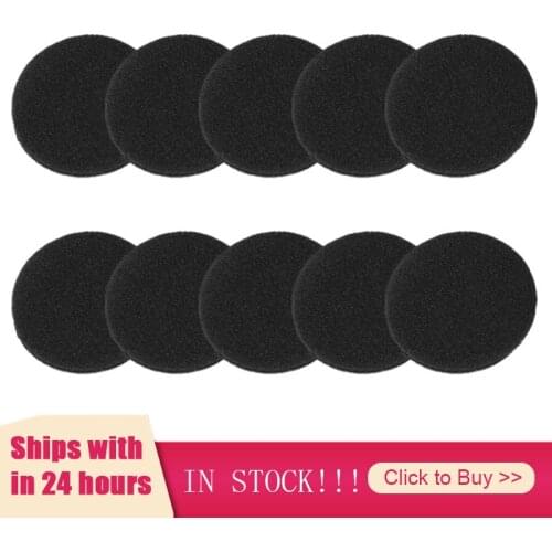 2pcs 35/40M/45/50/55/60/65MM Headphone Replacement Foam Pad Ear Pad Sponge In-ear Earphone Cover Earphone Accessories In Stock