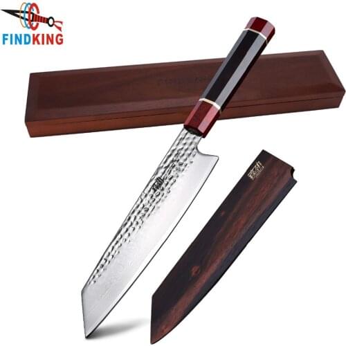 SG 9 inch Kiritsuke Knives Octagonal Ebony Wood Handle 67 Layers VG10 Damascus Steel Chef Knife Japanese For Kitchen