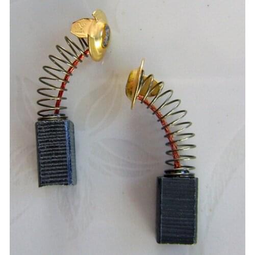 10pcs Mini Drill Electric Grinder Replacement Carbon Brushes Spare Parts For Electric Motors Dremel Rotary Tool 6.5x7.5x13.5mm