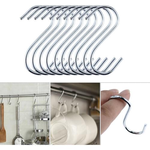 10PCS Kitchen metal s-shaped hook rack storage rack receive a case necessary household multi-functional storage hook
