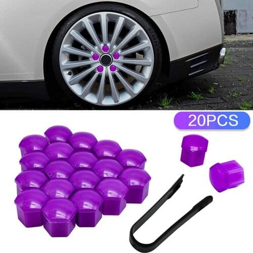 17/19/21mm Car Wheel Nuts Covers Auto Caps Hub Screw Protector Bolt Head Cover Cap Plastic Tire Wheel Screw Bolts Car Styling