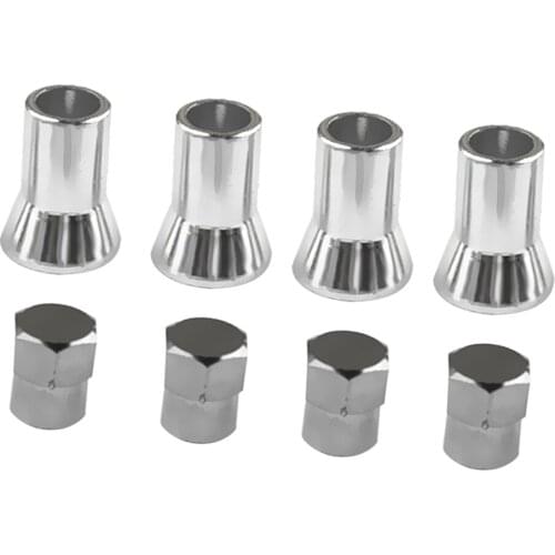 8x TPMS Wheel Tire Valve Stem Caps Sleeve Covers Kit For American Car Truck