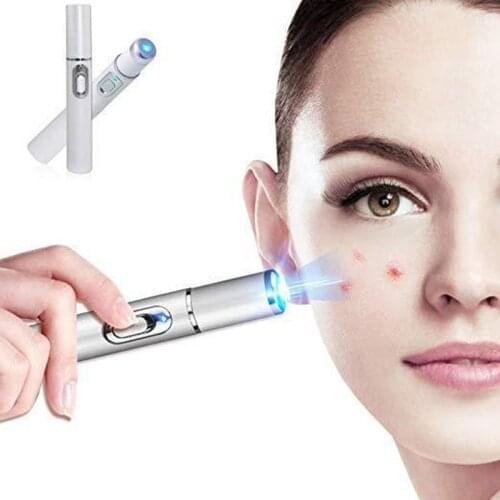 Acne Laser Pen Machine Durable Soft Scar Remover Device Blue Light Therapy Pen Massage Wrinkle Removal Blackhead Acne Removers
