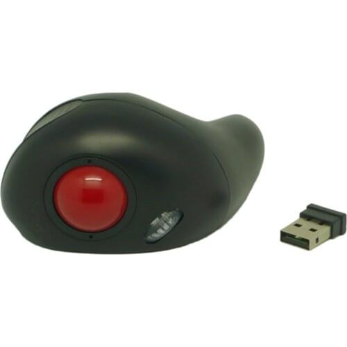 Wireless Mouse Trackball Ergonomic Mouse Finger Handheld Mouse USB Receiver Mice For Pc Desktop Office Entertainment Laptop 2021