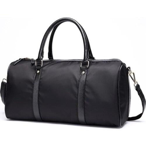2020 travel bag large luggage bag independent shoe storage large gym bag handbag bag luggage shoulder bag black