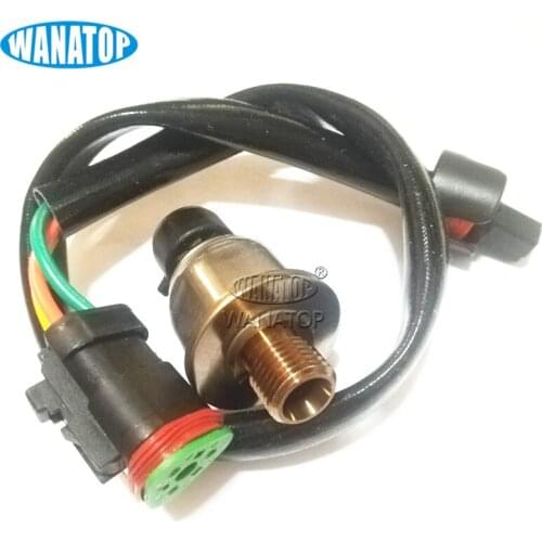 Fuel Rail Pressure Sensor 224-4535 2244535 3PP6-6 15830506 for Caterpillar CAT C15 MXS BXS NXS