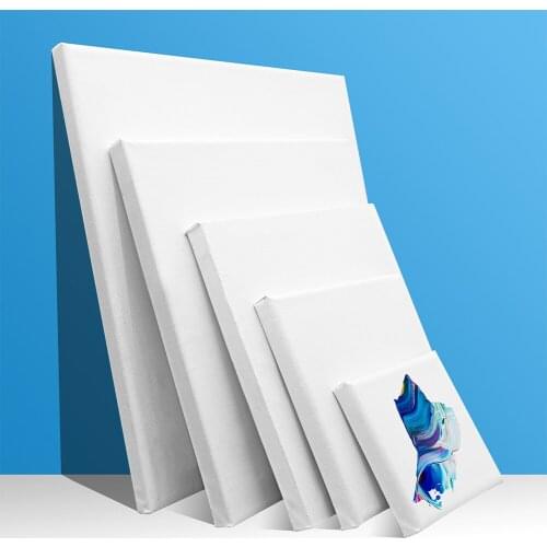 6Pcs Panel Canvas Painting for Acrylic Oi Paint Acid Free White Cotton Multi Size for Artists 30x40cm learning boards