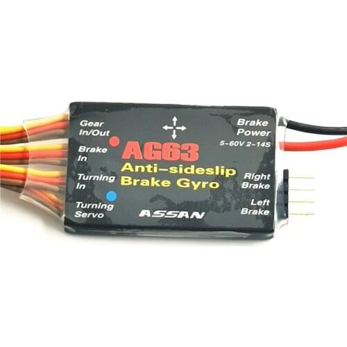 ASSAN AG63 Brake Gyroscope Gyro for EDF Fixed-wing Helicopter Airplane RC Toys