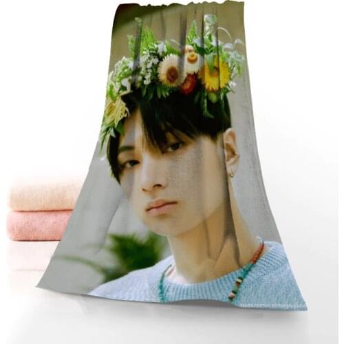 Jay ENHYPEN Towel Printed Cotton Face/Bath Towels Microfiber Fabric For Kids Men Women Shower Towels 70X140cm