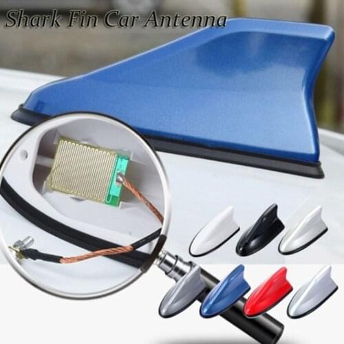 Car shark fin antenna second-generation antenna tail modification special with signal radio antenna decoration punch free