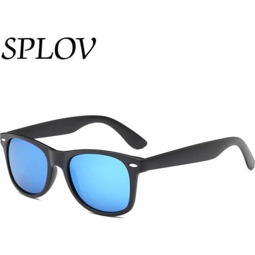 SPLOV Classic Square Polarized Sunglasses Men Women Brand Designer Coating Sun Glasses Vintage Driving Eyewear Oculos De Sol