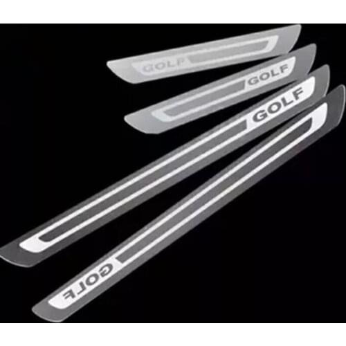 Stainless Steel Scuff Plate/Door Sill Door Sill for Volkswagen Golf 4 Golf 5 Golf 6 MK4 MK5 MK6/Rabbitt 2009-2012