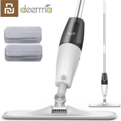 Original mijia Deerma Water Spray Mop TB500 360 Rotating Handheld Home Cleaning flat mop Sweeper Mopping Dust Cleaner for xiaomi