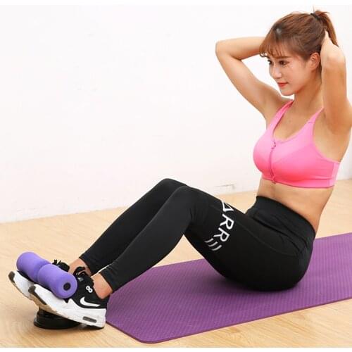 Portable Gym Workout Women Men Sit Up Exerciser Thin Body Fat Burning Abdomen Trainer Strong Suction Exercise Fitness Equipment