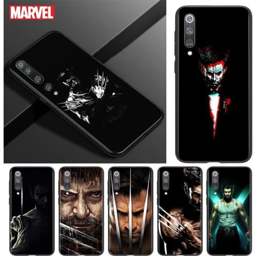 Marvel Avengers Super Hero Wolverine For Xiaomi Mi 11 10T 10 9T 9 8 Note 10 Lite Pro Ultra 5G Black Soft Phone Case