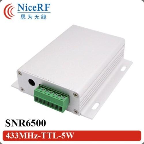 SNR6500 433MHz/470MHz 5W Wireless Transceiver with TTL/RS232/RS485 Interface (Not include Antenna)