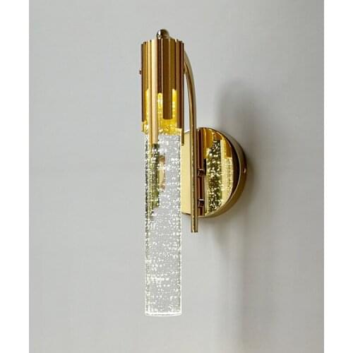 Modern Bubble Crystal Wall Lamp Bedroom Bedside Aisle Corridor Wall Light TV Background Living Romm LED Atmosphere Sconce Light